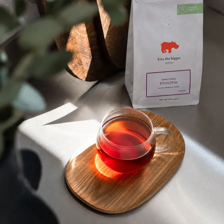 Bag of Haro Sorsa coffee from Kiss the Hippo Coffee